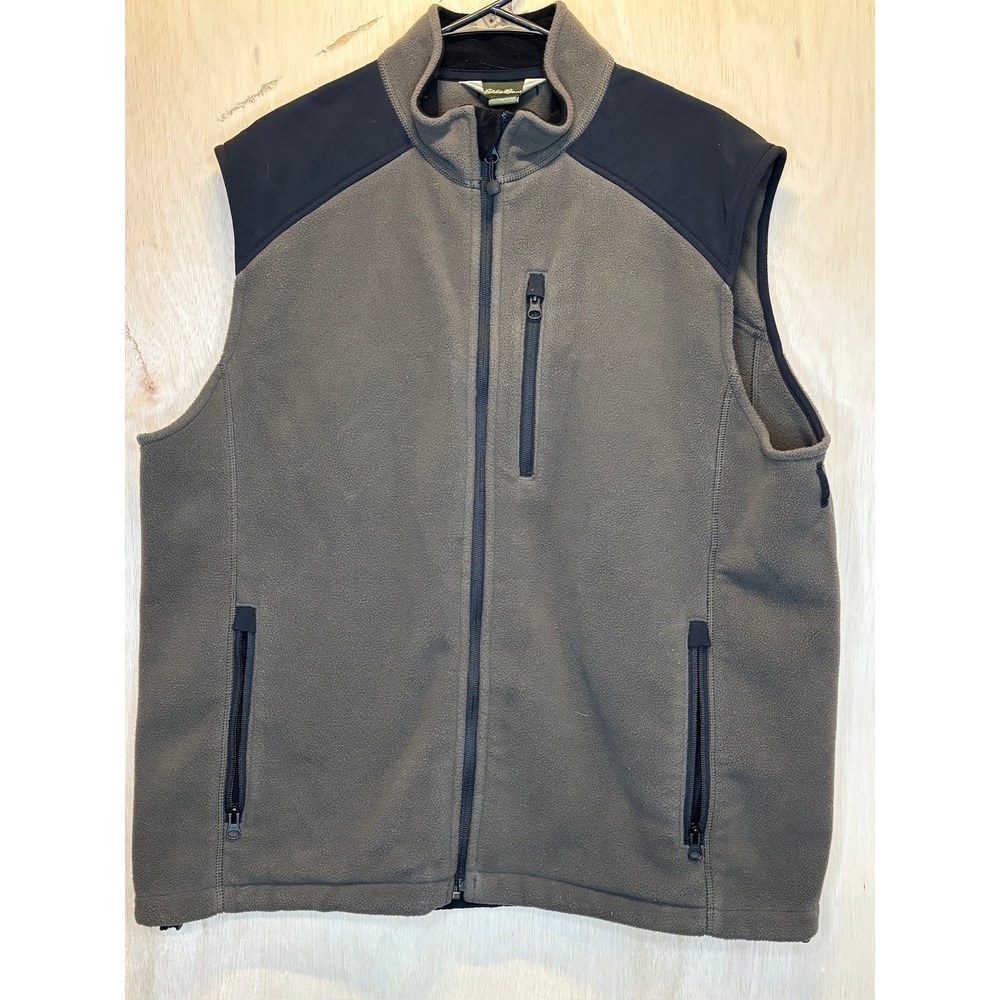 Eddie‎ Bauer Men's Fleece Polartec WindPro Vest Size Large